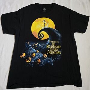 Disney Tim Burton's Graphic T-Shirt Men's Large The Nightmare Before Christmas